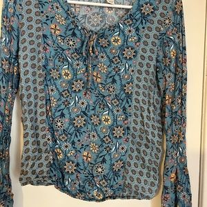 Floral design blouse size s